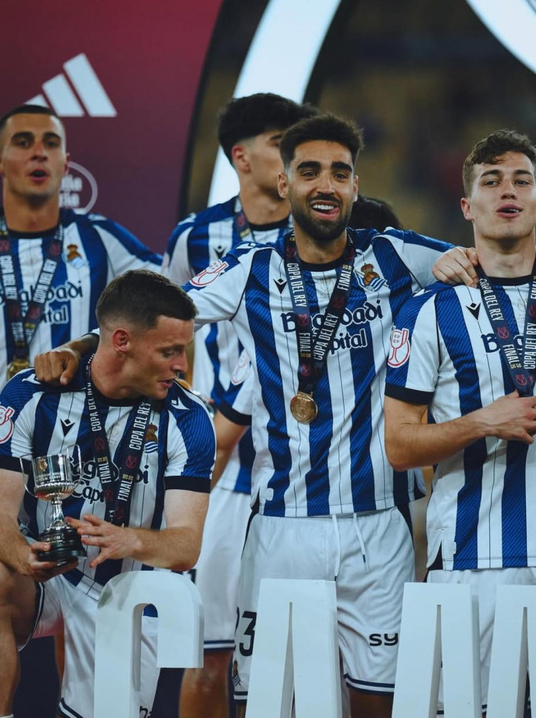 El año más duro y feliz para Brais Méndez, que cumple su promesa tras cuatro cursos en la Real Sociedad