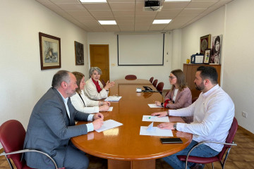 Imagen del encuentro de este lunes.