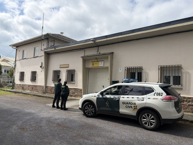 Puesto de la Guardia Civil en Castro de Rei (Lugo).