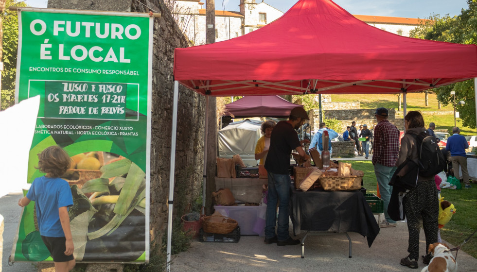 Mercado de Lusco e Fusco en Santiago