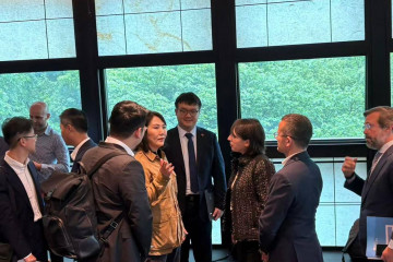 Imagen de la conselleira en China.