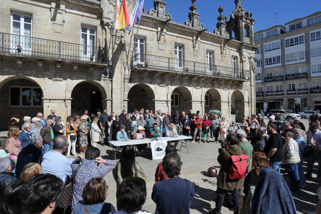 Protesta de la Plataforma Antitransfuguismo.