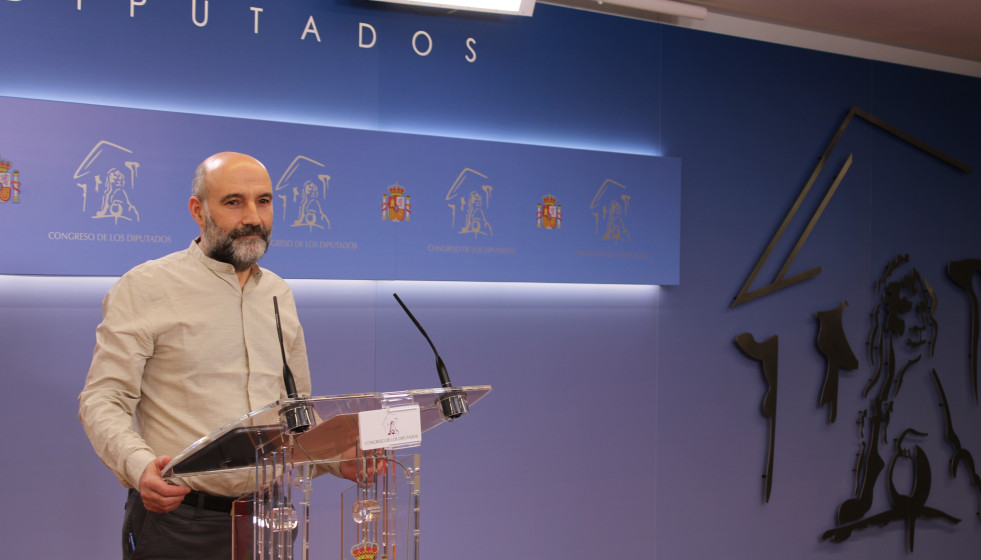 El diputado del BNG en el Congreso Néstor Rego