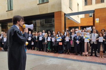 Turno de oficio protesta