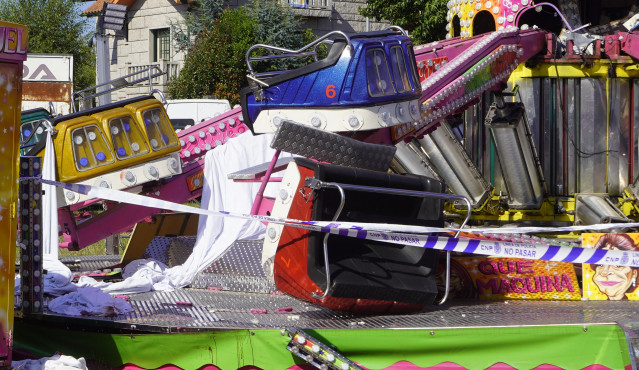 Archivo - La atracción en la que se produjeron los hechos, a 3 de agosto de 2024.