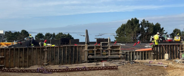 Obras de la EDAR de A Illa
