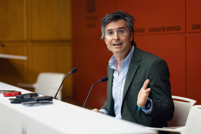 El líder del PP de Santiago, Borja Verea