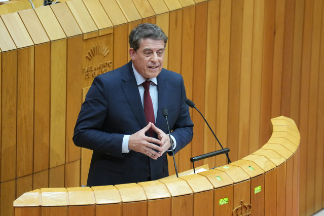 El portavoz del PSG-PSOE, José Ramón Gómez Besteiro