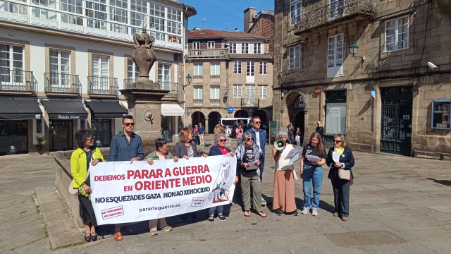 Manifestantes en Santiago