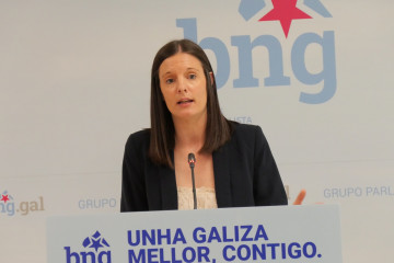 La viceportavoz del BNG en el Parlamento de Galicia, Olalla Rodil.