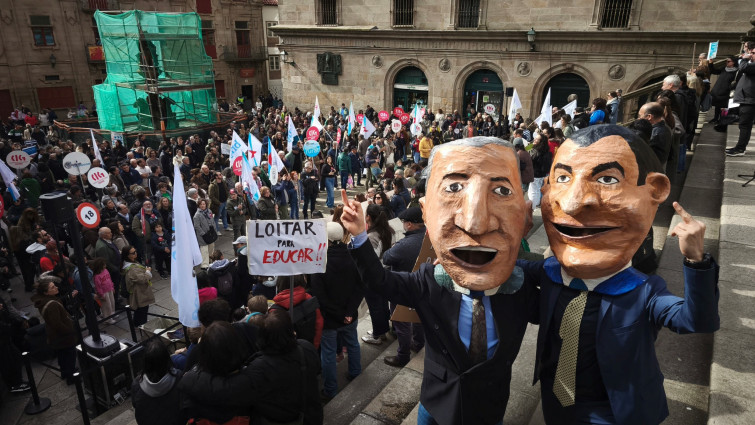 La Xunta fija los servicios mínimos para la huelga de profes del martes, abriendo los coles aunque no haya clase