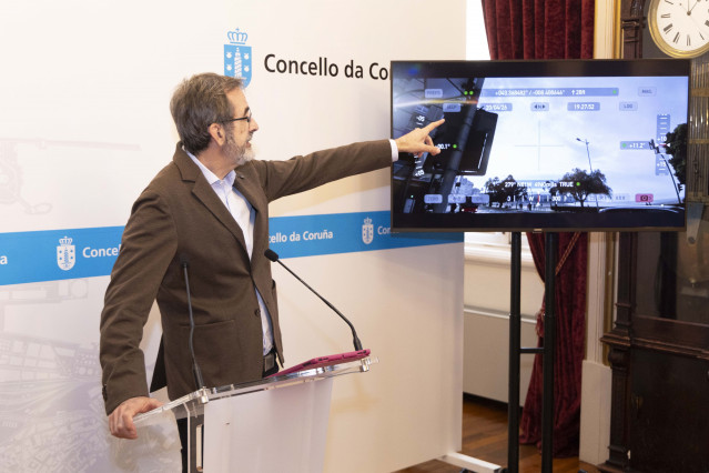 Presentación de iniciativas municipales en A Coruña por el eclipse solar de agosto