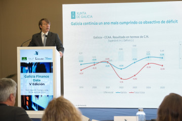 El conselleiro de Facenda, en la clausura de una jornada