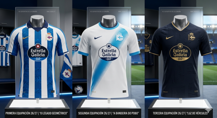 El Deportivo de La Coruña no cambiará solo de nombre: rumores de que Nike vestirá a los blanquiazules