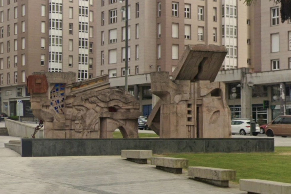 Praza de Augas Férreas en Lugo