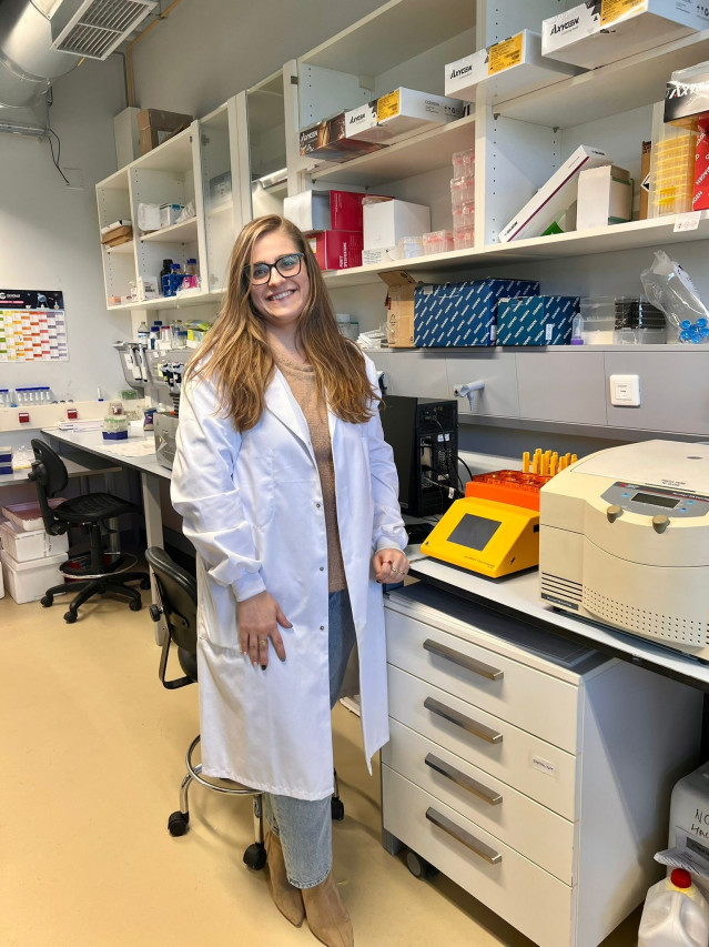 La investigadora del CiMUS de la USC, Andrea López