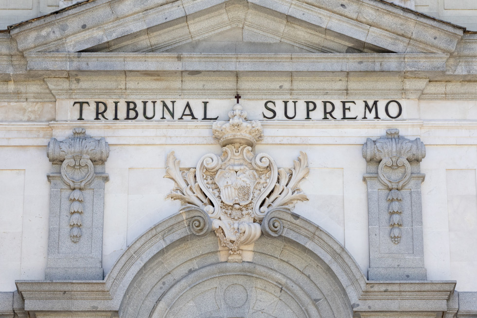 Archivo - Fachada de la sede del Tribunal Supremo, a 26 de septiembre de 2025, en Madrid (España).