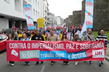 Manifestación de la CIG en Lugo por el Primero de Mayo