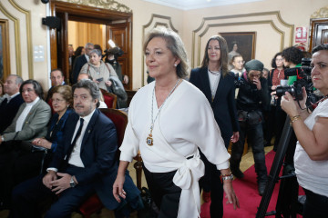 Archivo - Paula Alvarellos, en su toma de posesión como alcaldesa