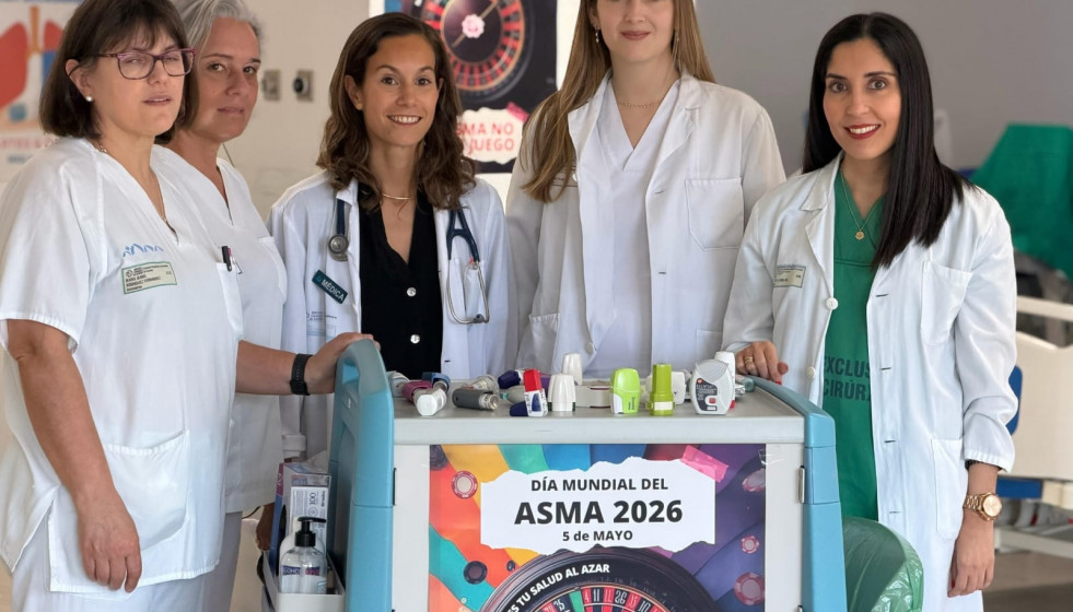 Profesionales del hospital de Ourense, ante el día mundial del asma 2026