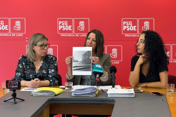 La secretaria de Organización, Lara Méndez, en rueda de prensa, a 2 de mayo de 2026.