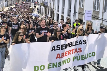 Una pasada marcha de la Asamblea de AMPAs