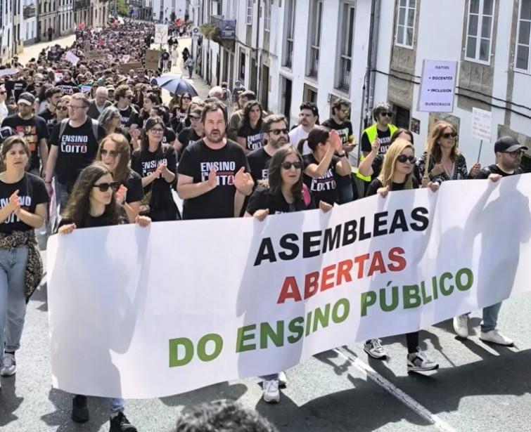 Las AMPAS salen a la calle esta semana con unas movilizaciones que la Xunta tacha de 