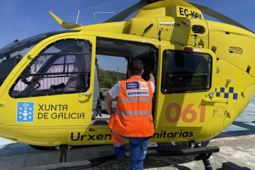 Helicóptero medicalizado del 061