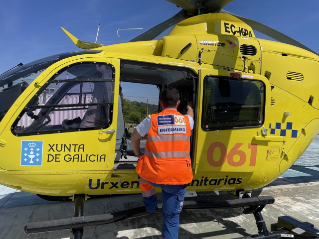 Helicóptero medicalizado del 061