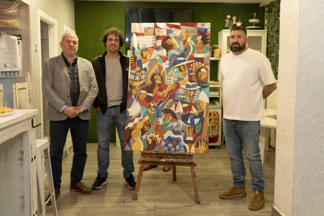 Presentación de las fiestas en el Barrio de las Flores