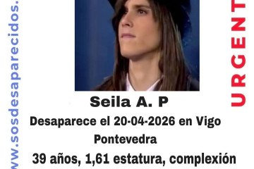 Buscan a la cantante Seila Álvarez (Seila Esencia), desaparecida en Vigo el 20 de abril de 2026.