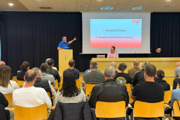Jordi Carmona esta mañana en Vigo.