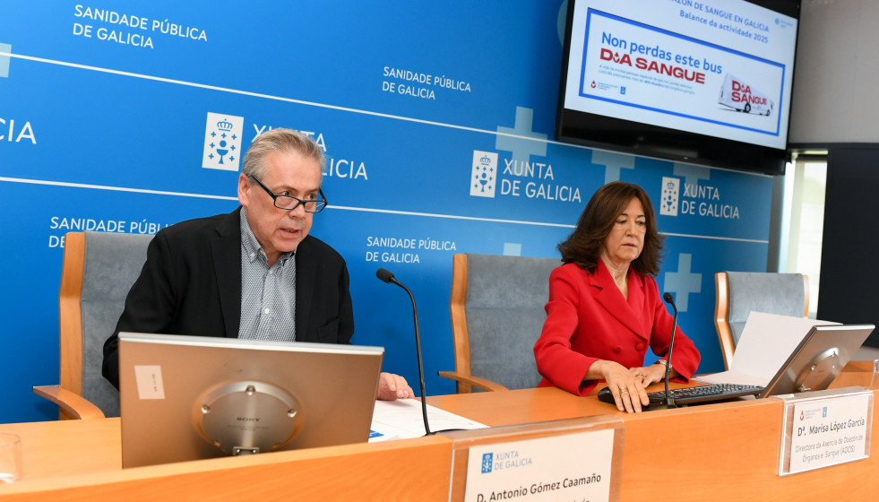 El conselleiro de Sanidade, Antonio Gómez Caamaño, en rueda de prensa, a 7 de mayo de 2026.