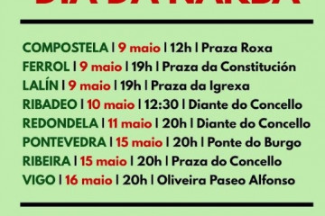 Global Sumud Galiza convoca protestas en ocho ciudades gallegas entre el 9 y el 17 de mayo