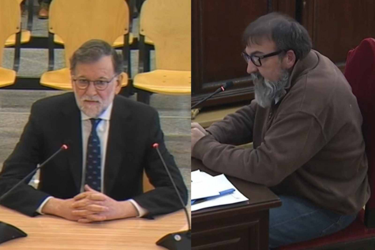 Rajoy y Koldo declarando en sede judicial   CANVA   EUROPA PRESS