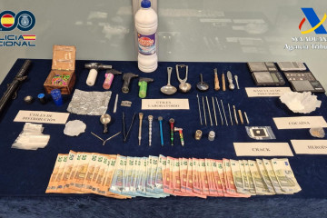 Imagen de lo intervenido en la operación.