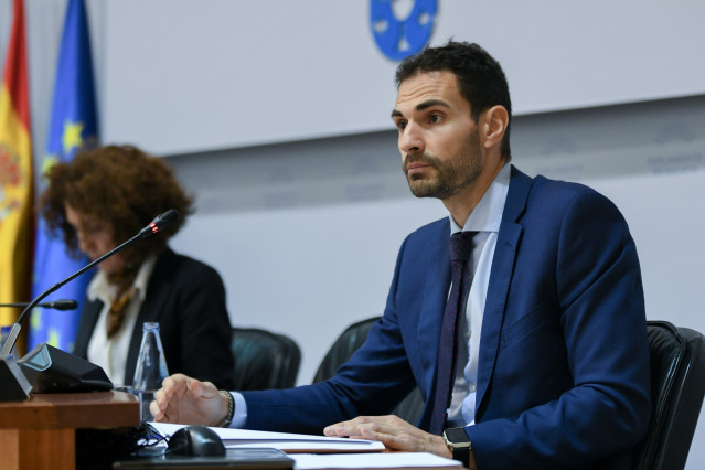 Pablo Fernández Vila durante su comparecencia.
