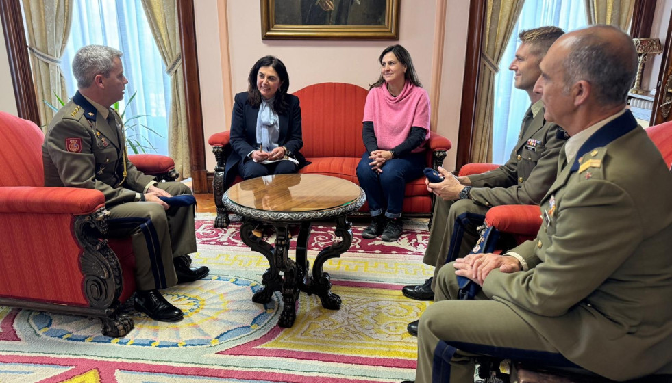 Candia y Reigosa en la recepción.