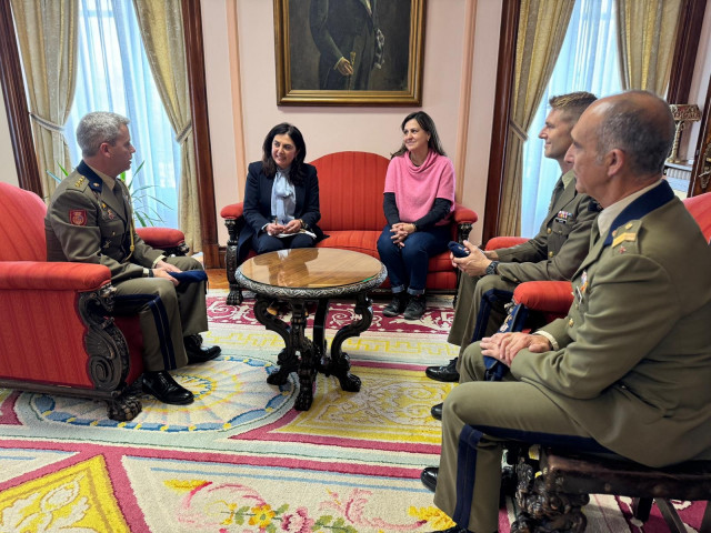 Candia y Reigosa en la recepción.
