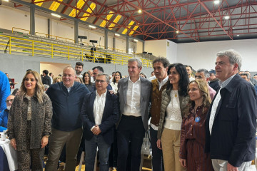 El secretario general del PP, Miguel Tellado, participa en la primera Romería popular en O Carballiño, Ourense