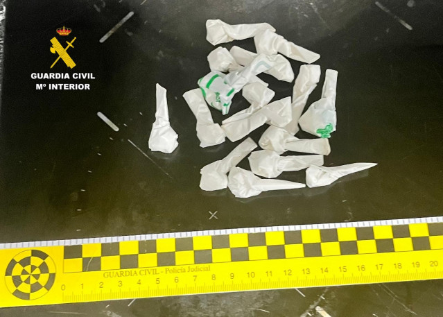 Dosis intervenidas en O Barco de Valdeorras.