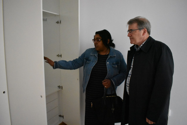 Imagen de la entrega de llaves.