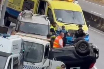Imagen del accidente.