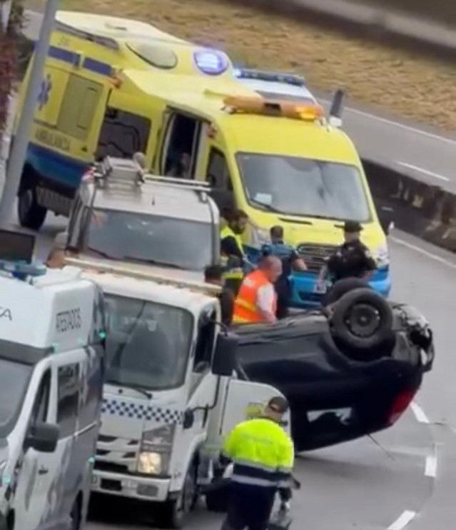 Imagen del accidente.