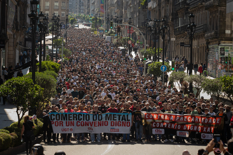 Huelga del metal en A Coruña el 19 de mayo tras los desplantes de la patronal en la negociación por el convenio