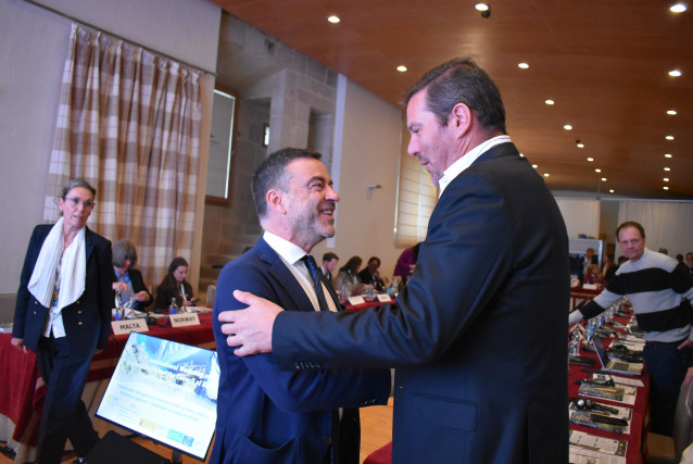 El conselleiro de Cultura, Lingua e Xuventude, José López Campos, en el 27º encuentro del Convenio del Paisaje