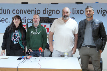 El comité de empresa de FCC anuncia huelga indefinida en el servicio de recogida de basuras de Vigo desde el 24 de mayo.