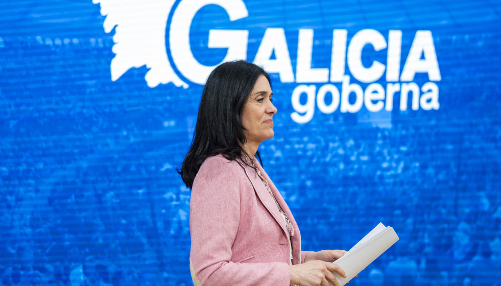 Archivo - La secretaria xeral del PPdeG, Paula Prado, en rueda de prensa.