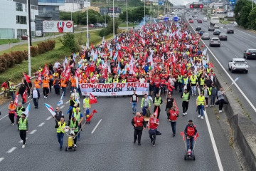 Protestas metal ugt