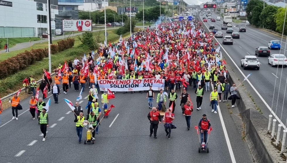 Protestas metal ugt